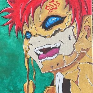Gaara Acrylic Painting